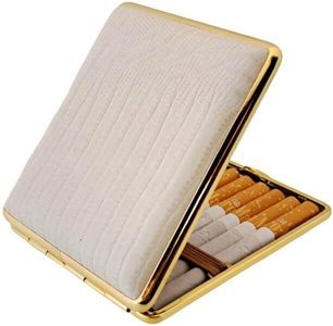 Cigaretetui i kunstlæder